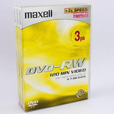 Maxell DVD-RW, 120min, video libcase