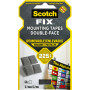 SCOTCH Fix™ irrotettavat kiinnityspalat12,7mm x 12,7mm 64kpl | Teipit ja liimat