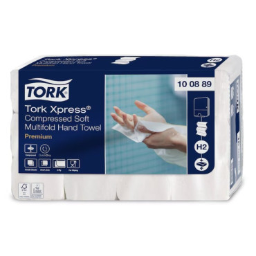 Tork Xpress® Compressed Soft Multifold käsipyyhe H2 12pkt/säk