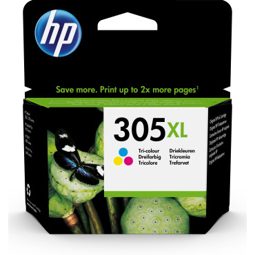 HP 305XL High Yield Tri-color Original Ink Cartridge | HP