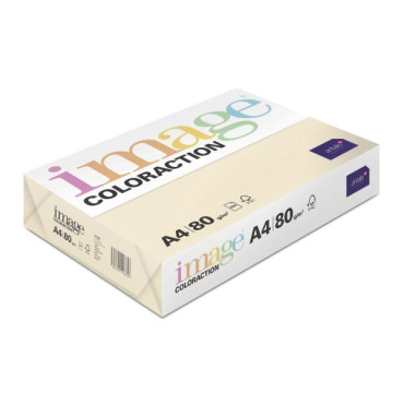 IMAGE Coloraction Kopiopaperi CR20 Cream Dune 80g, A4 - 500 ark/pkt