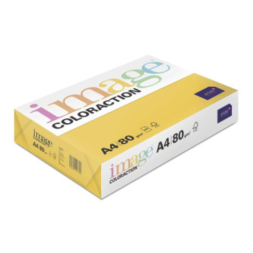 IMAGE Coloraction Kopiopaperi SY40 Sun Yellow Havaii 80g, A4 - 500 ark/pkt