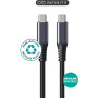 eSTUFF INFINITE Super Soft USB-C Cable | USB4 Gen2x2 | 2m | 100W | 20Gbps | 8K/60Hz | 100% Recycled