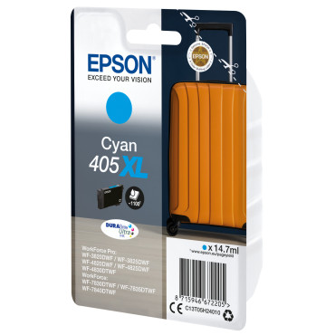 Epson  Singlepack Cyan 405XL Durabrite Ultra Ink | Epson