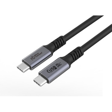 MicroConnect USB-C cable 2m, 240W, 40Gbps, USB4 Gen 3x2 | USB