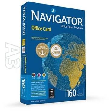 NAVIGATOR Office Card A3 160g kopiopaperi 250arkkia/pkt