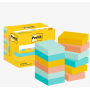 Post-it®-Viestilaput, Beachside-Värilajitelma, 38 mm x 51 mm, 100 Arkkia/Lehtiö, 12 Lehtiötä/Pakkaus | Viestilaput ja teippimerk