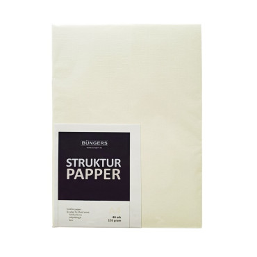 Tulostuspaperi  A4 120g strukturoitu pinta vanilja 40arkkia/pkt | Värilliset kopiopaperit