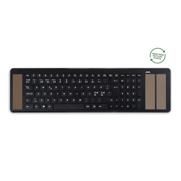 MOUSETRAPPER Type -näppäimistö, musta USB, Bluetooth 5.0 | Hiiriohjaimet