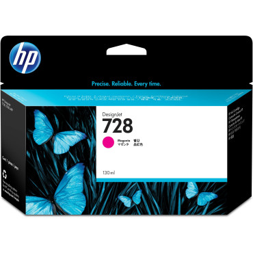 HP 728  Magenta 130ml mustepatruuna | HP