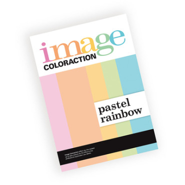IMAGE Coloraction Pastel Rainbow kopiopaperi värilajitelma 80g/A4 7x10 arkkia/pkt | Värilliset kopiopaperit