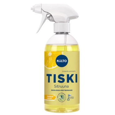 KIILTO tiski Sitruuna suihkutettava käsitiskiaine 475ml, biohajoava | Pesuaineet