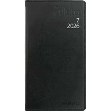 Futura 7, musta 2026 | Taskukalenterit