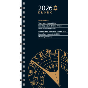 Krono-vuosipaketti  2026 | Taskukalenterit