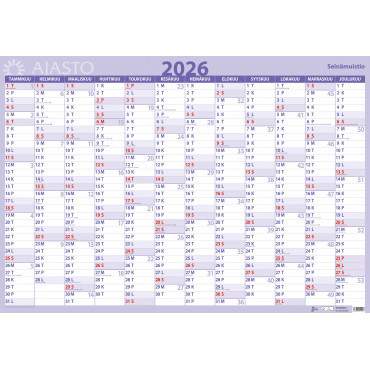 Seinämuistio 2026 | Seinäkalenterit