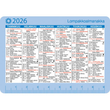 Lompakkoalmanakka 2026