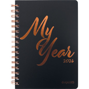 My Year, musta 2026 | Pöytäkalenterit