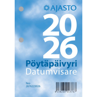 Pöytäpäivyri/Datumvisare 2026 | Pöytäkalenterit