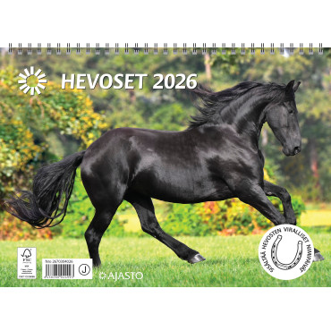 Hevoset 2026 | Seinäkalenterit