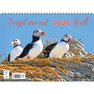 Forget-me-not-wall 2026 | Seinäkalenterit
