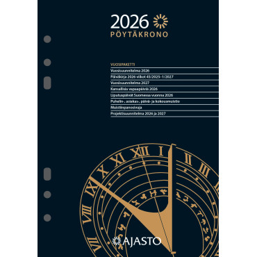 Pöytäkrono-vuosipaketti 2026 | Pöytäkalenterit