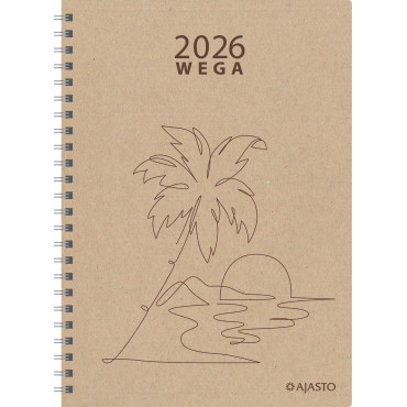 Wega Eko, beige 2026 | Pöytäkalenterit