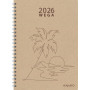 Wega Eko, beige 2026 | Pöytäkalenterit
