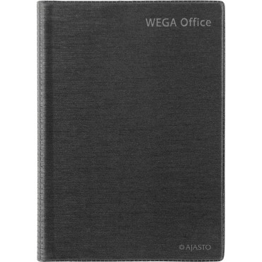 Wega Office, tummanharmaa 2026 | Pöytäkalenterit