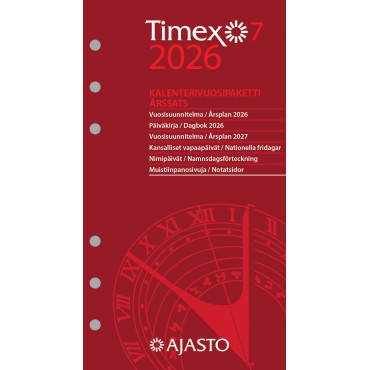 Timex 7 -vuosipaketti 2026 | Taskukalenterit