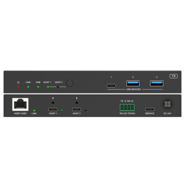 Vivolink USB3.2 Gen 1 - Laajennin (100m) kaksois-USB-C sisään & video ulos | Signaalinhallinta