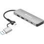 Sandberg USB-C/A to 2xUSB-A+2xUSB-C Hub | Hubit