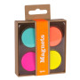 Magneettinappi 30mm kirkkaat värit 4kpl/pkt | Magneetit ja neulat