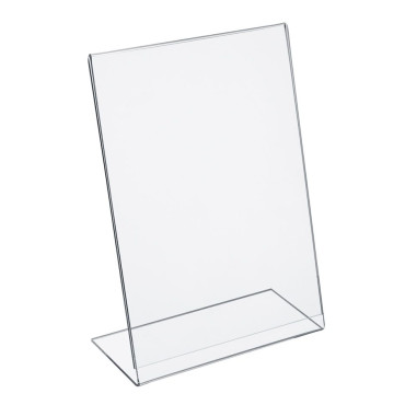 Esiteteline A3/1-arkille vino L-malli pysty kirkas akryyli | Jalalliset