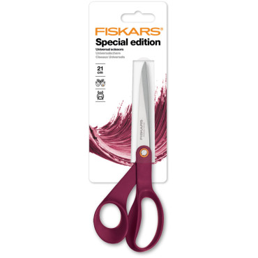 FISKARS Universal yleissakset 21cm oikeakätiselle burgundy | Muut
