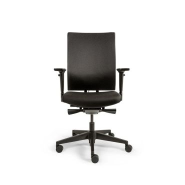 Free 787 työtuoli istuinosa ja selkänoja verhoiltu, väri musta | Tuolit