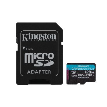 KINGSTON 128GB microSDXC Canvas Go Plus Gen4 | Muistikortit