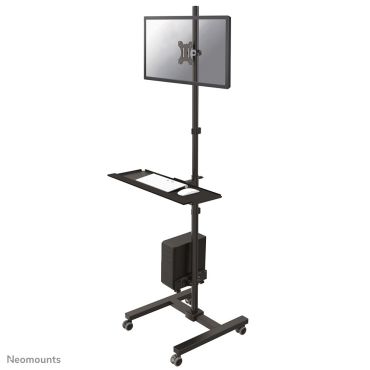NEOMOUNTS FPMA-MOBILE1700 Workplace Floor Stand monitor keyboard mouse PC | Näyttötelineet