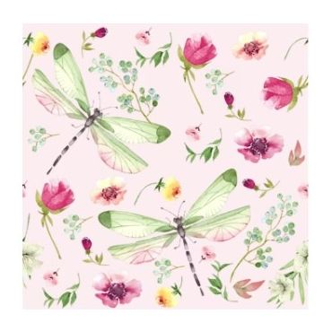 DUNI kahviliina Summer Field 24x24cm 3-krs 20kpl/pkt | Kertakäyttöastiat