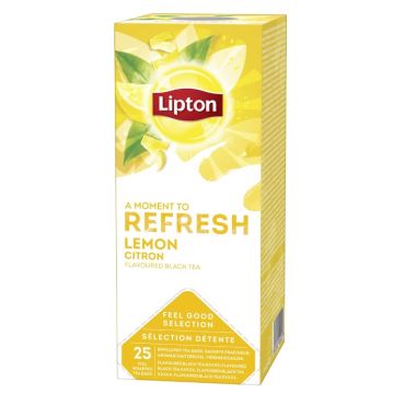 LIPTON sitruuna musta tee 25pss/pkt | Kuumajuoma