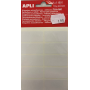 APLI 1891 tarraetiketti helposti irtoava 19x40mm valkoinen 70kpl/kot | Tarrat