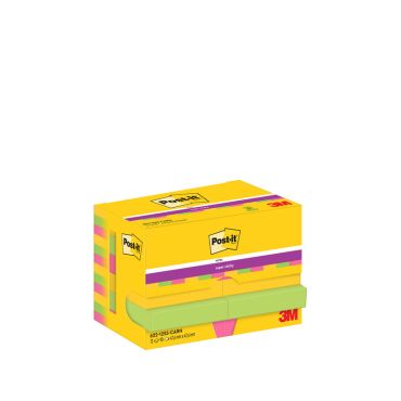Post-it® Super Sticky 622 viestilappu Carnival 47,6x47,6mm 12nid/pkt | Viestilaput ja teippimerkit