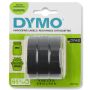 DYMO® Embosser kohokirjoitinteippi 9mm x 3m musta 3kpl/pkt | Dymo tarrat