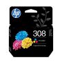 HP 308 Tri-Color Original Ink Cartridge | HP