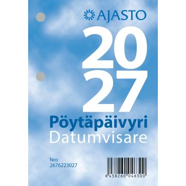 Pöytäpäivyri/Datumvisare 2027 | Pöytäkalenterit