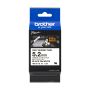 BROTHER HSe211e kutistesukka 5,2 mm x 1,5 m, musta teksti/valkoinen pohja | Brother TZe-tarrat