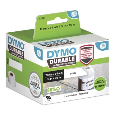 DYMO LabelWriter Durable viivakooditarra 19x64mm 900tarraa | Dymo tarrat