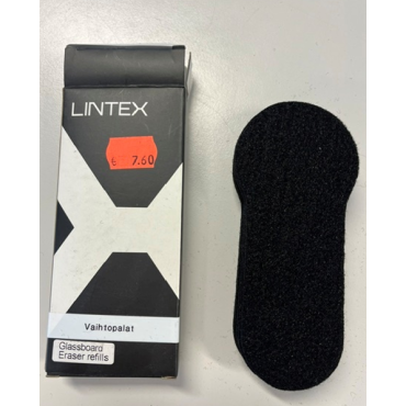 LINTEX lasitaulun pyyhkimen mustat vaihtopalat 10kpl/pkt | POISTOKORI