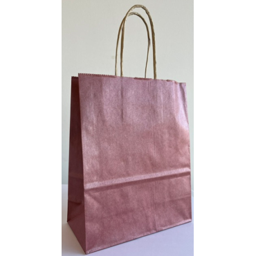 Paperikassi punainen kimalle18x22/8cm nyörikahvat | Kassit