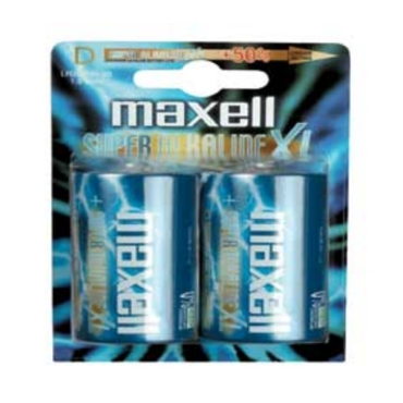 Maxell LR20 D paristo alkaline 2-pack (12pkt/ltk) | Paristot ja pienvirtalaitteet