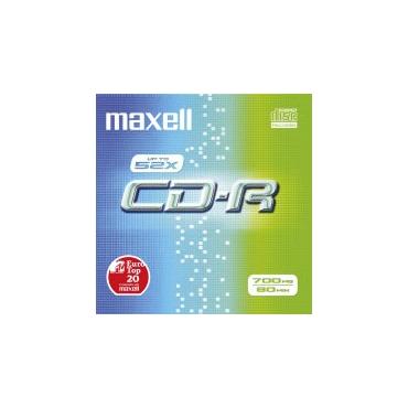 MAXELL 80XL CD-R levy 52x 10mm kotelo 10kpl/pkt | CD- ja DVD-levyt